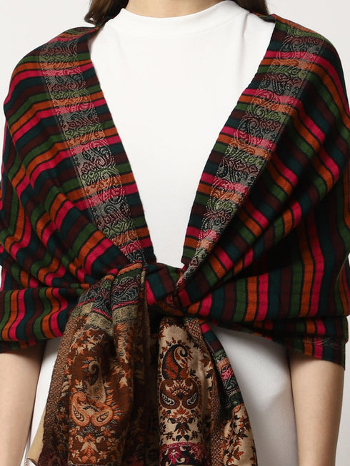 Women's Jamawar Wool Stole